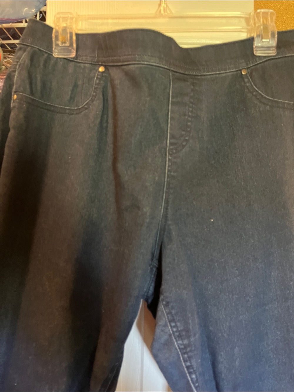 Per Se Women’s Dark Blue Jeggings - Pull-On Stretch Denim